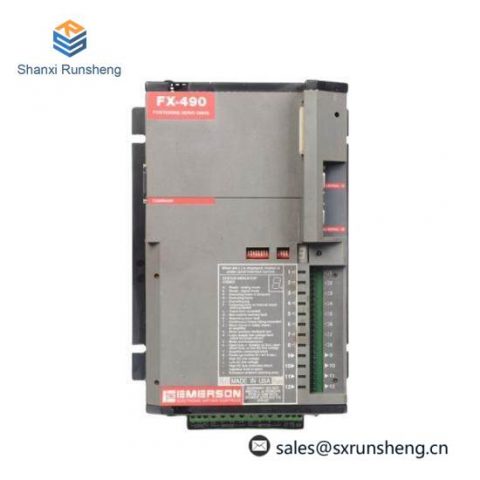 Emerson DeltaV FX490 Servo Drive - High-Power Servo Control, Industry-Leading Performance