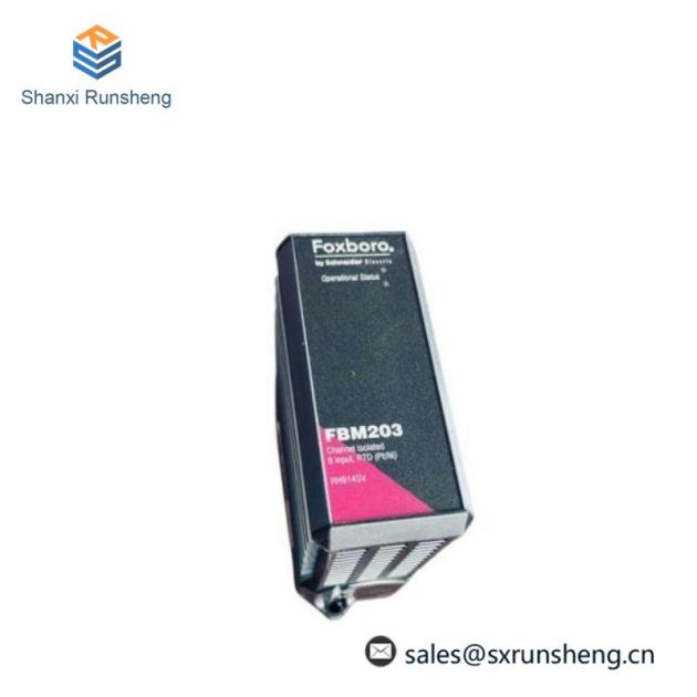 FOXBORO FBM203 RH914SV: Channel Isolated 8 Input RTD Module, Precision for Industrial Control Solutions