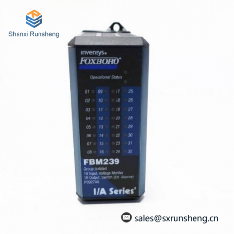 FOXBORO FBM239 P0927AG - Process Control Voltage Monitor, 16 Input/Output Modules
