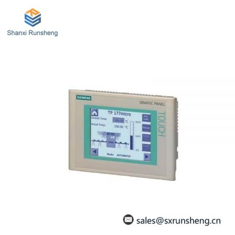 SIEMENS SIMATIC Touch Panel TP 177MICRO, 6AV6640-0CA11-0AX1, for S7-200, Blue Mode, STN Display, Configurable with WinCC Flexible