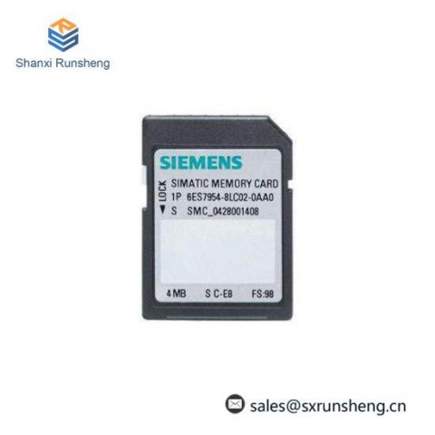 Siemens 6ES7954-8LC02-0AA0 Memory Card: Industrial Control Solution