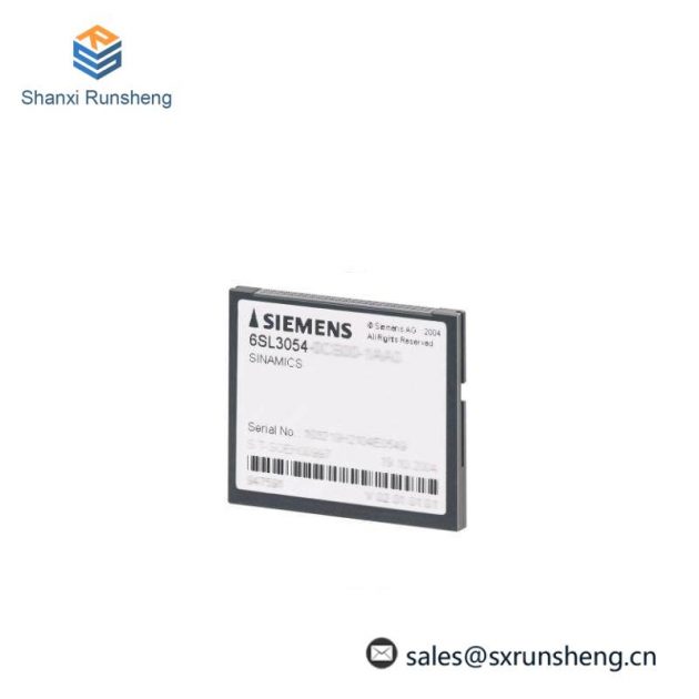 Siemens SINAMICS S120 CompactFlash Card 6SL3054-0AA01-1AA0, High-performance Control Module