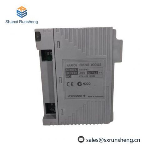 Yokogawa AAI543-H00 Analog Output Module: Precision Control in Industrial Automation