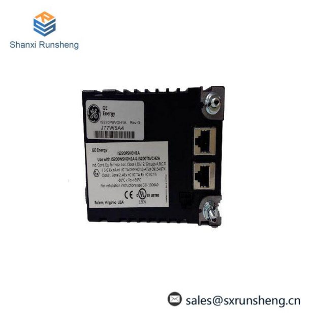 GE IS220PSVOH1A Servo Control Pack with Enhanced Precision Control